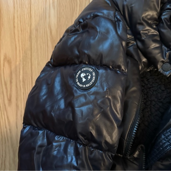 Justice Kids PLUS SIZE coat - size 10 Plus - Picture 4 of 12